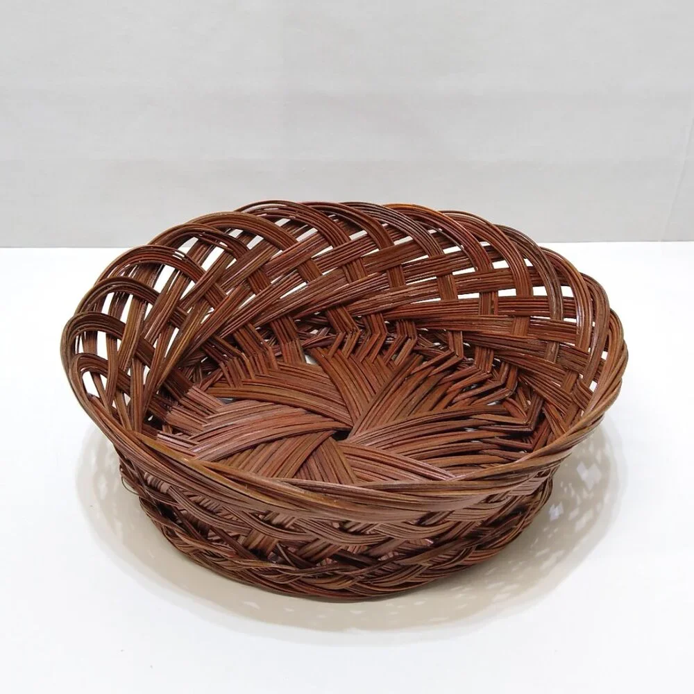 Wicker Basket Handwoven Rattan aesthetic appeal Sturdy Strong Long Lasting Use